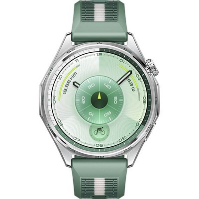 Умные часы Huawei Watch GT 6 46mm Green Woven Strap - фото 60069