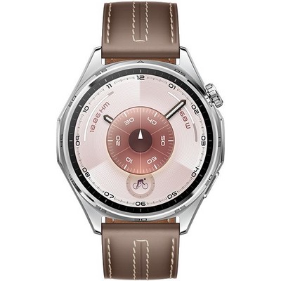 Умные часы Huawei Watch GT 6 46mm Grey Composite Leather Strap - фото 60081