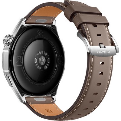 Умные часы Huawei Watch GT 6 46mm Grey Composite Leather Strap - фото 60083