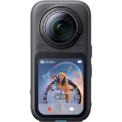 Экшн-камера Insta360 X6 Standard Bundle Midnight Black - фото 60086