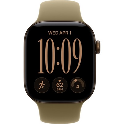 Умные часы Apple Watch Series 12 42mm GPS Dark Bronze Aluminum Case with Olive Sport Band SM/ML - фото 60620