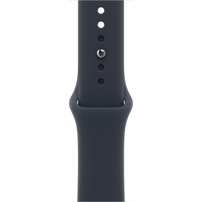 Умные часы Apple Watch Series 12 42mm GPS Black Aluminum Case with Navy Blue Sport Band SM/ML - фото 60651