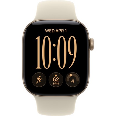 Умные часы Apple Watch Series 12 42mm GPS Light Gold Aluminum Case with Sand Sport Band SM/ML - фото 60677