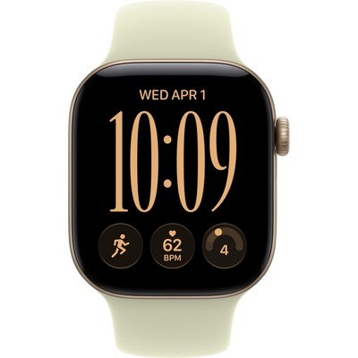 Умные часы Apple Watch Series 12 42mm GPS Light Gold Aluminum Case with Pale Succulent Sport Band SM/ML - фото 60679