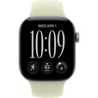 Умные часы Apple Watch Series 12 42mm GPS Space Gray Aluminum Case with Pale Succulent Sport Band SM/ML - фото 60711