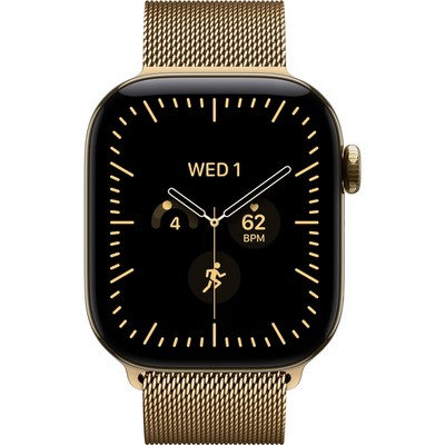 Умные часы Apple Watch Series 12 42mm GPS + Cellular Radiant Gold Titanium Case with Natural Milanese Loop SM/ML - фото 60730