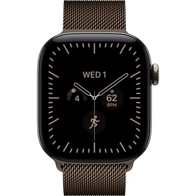 Умные часы Apple Watch Series 12 42mm GPS + Cellular Natural Titanium Case with Dark Bronze Milanese Loop SM/ML - фото 60734