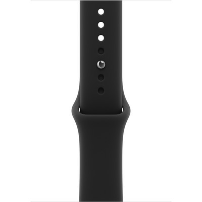 Умные часы Apple Watch Series 12 46mm GPS Light Gold Aluminum Case with Black Sport Band SM/ML - фото 60774