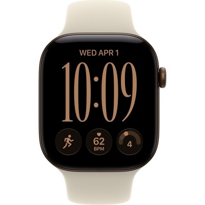 Умные часы Apple Watch Series 12 46mm GPS Dark Bronze Aluminum Case with Sand Sport Band SM/ML - фото 60767