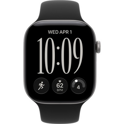 Умные часы Apple Watch Series 12 46mm GPS Space Gray Aluminum Case with Space Gray Sport Band SM/ML - фото 60836