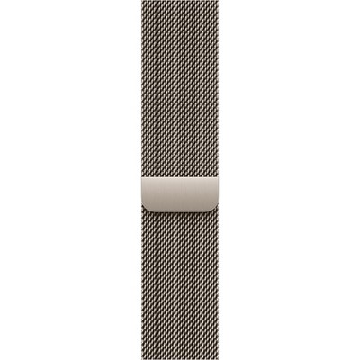 Умные часы Apple Watch Series 12 46mm GPS + Cellular Natural Titanium Case with Radiant Gold Milanese Loop SM/ML - фото 60859
