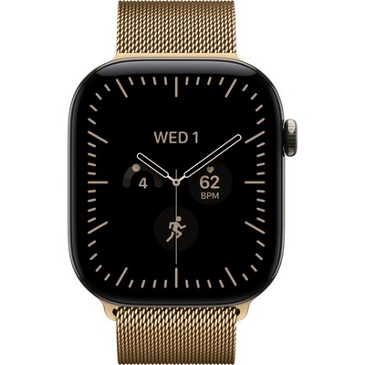 Умные часы Apple Watch Series 12 46mm GPS + Cellular Natural Titanium Case with Natural Milanese Loop SM/ML - фото 60865