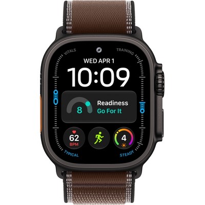 Умные часы Apple Watch Ultra 4 49mm GPS + Cellular Black Titanium Case with Dark Umber Trail Loop SM/ML - фото 60884