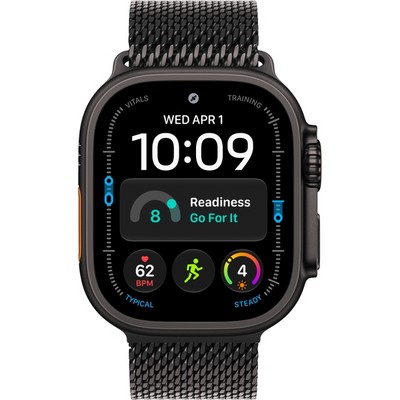 Умные часы Apple Watch Ultra 4 49mm GPS + Cellular Black Titanium Case with Black Titanium Milanese Loop S/M/L - фото 60902