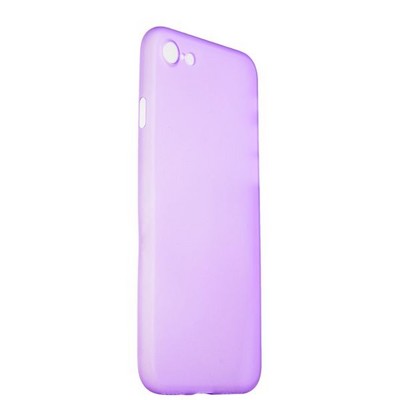 Чехол-накладка супертонкая для iPhone SE (2020г.)/ 8/ 7 (4.7) 0.3mm пластик в техпаке Сиреневый матовый - фото 7925