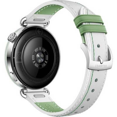 Умные часы Huawei Watch GT 7 41mm White and Green Composite Leather Strap - фото 61153