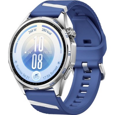Умные часы Huawei Watch GT 7 46mm Blue EasyCross Fluoroelastomer Strap - фото 61130