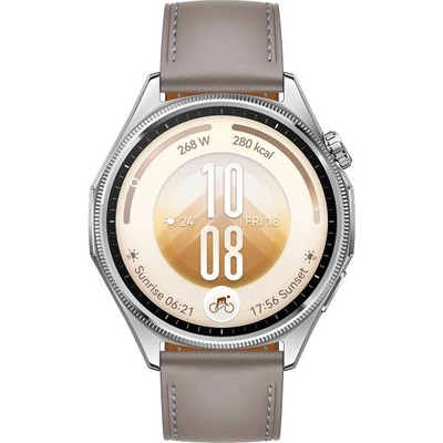 Умные часы Huawei Watch GT 7 46mm Grey Composite Leather Strap - фото 61132