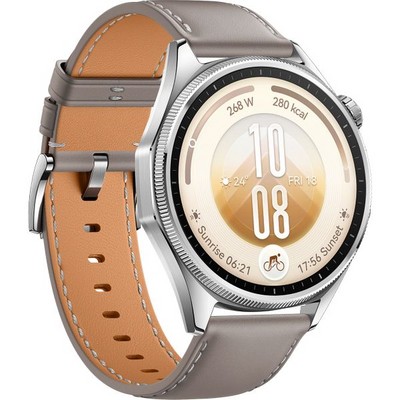 Умные часы Huawei Watch GT 7 46mm Grey Composite Leather Strap - фото 61161