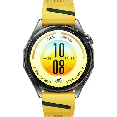 Умные часы Huawei Watch GT 7 46mm Yellow EasyCross Fluoroelastomer Strap - фото 61165