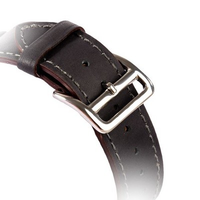 Ремешок кожаный COTECi W8 DECOROUS (WH5207-GY) для Apple Watch 40мм/ 38мм (классическая пряжка) Темно-серый - фото 7940