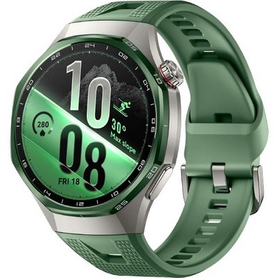 Умные часы Huawei Watch GT 7 Pro 46mm Green EasyCross Fluoroelastomer Strap - фото 61135