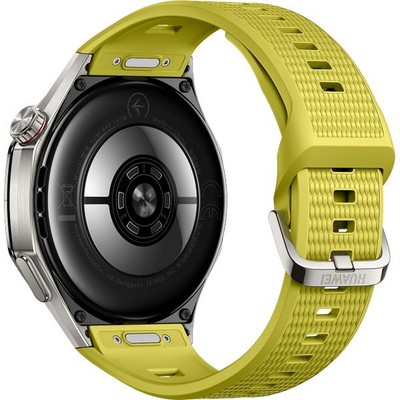 Умные часы Huawei Watch GT 7 Pro 46mm Yellow EasyCross Fluoroelastomer Strap - фото 61180