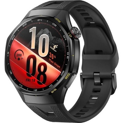 Умные часы Huawei Watch GT 7 Pro 46mm Black EasyCross Fluoroelastomer Strap - фото 61183