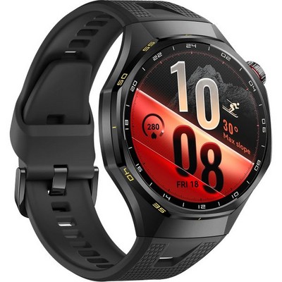 Умные часы Huawei Watch GT 7 Pro 46mm Black EasyCross Fluoroelastomer Strap - фото 61185