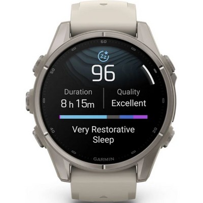Умные часы Garmin Fenix 9 43mm Amoled Sapphire Titanium with Fog Gray Silicone Band (010-04761-01) - фото 61404