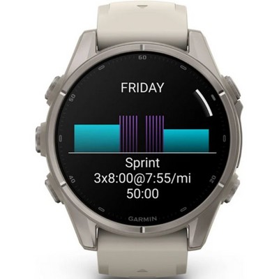 Умные часы Garmin Fenix 9 43mm Amoled Sapphire Titanium with Fog Gray Silicone Band (010-04761-01) - фото 61406