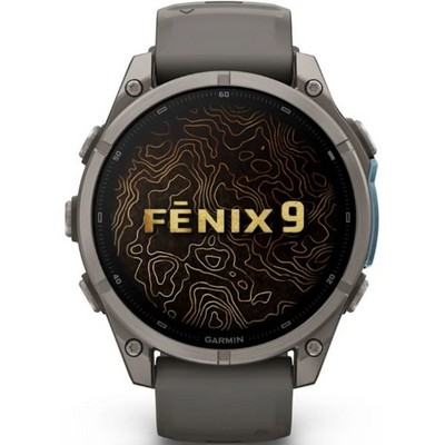 Умные часы Garmin Fenix 9 47mm Amoled Sapphire Titanium with Pebble Gray Silicone Band (010-04762-01) - фото 61212