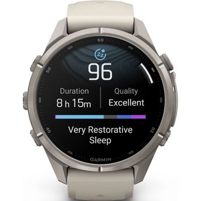 Умные часы Garmin Fenix 9 Pro 43mm Amoled Sapphire Titanium with Fog Gray/Dark Sandstone Silicone Band (010-04335-86) - фото 61248