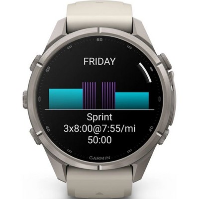 Умные часы Garmin Fenix 9 Pro 43mm Amoled Sapphire Titanium with Fog Gray/Dark Sandstone Silicone Band (010-04335-86) - фото 61251