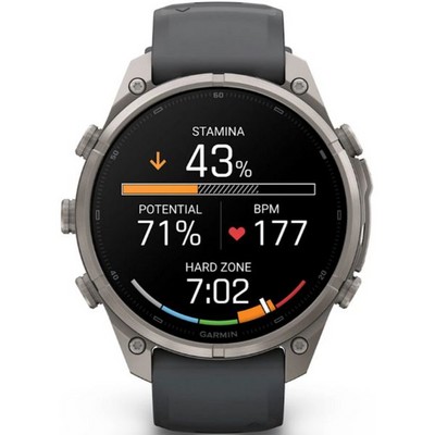 Умные часы Garmin Fenix 9 Pro 47mm Amoled Sapphire Titanium with Graphite/Black Silicone Band (010-04336-26) - фото 61276