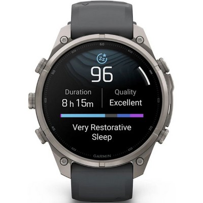 Умные часы Garmin Fenix 9 Pro 47mm Amoled Sapphire Titanium with Graphite/Black Silicone Band (010-04336-26) - фото 61277