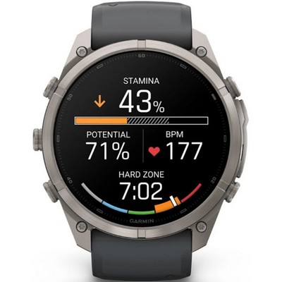 Умные часы Garmin Fenix 9 Pro 51mm Amoled Sapphire Titanium with Graphite/Black Silicone Band (010-04337-26) - фото 61297