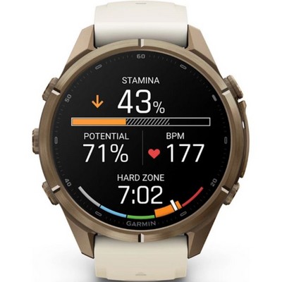 Умные часы Garmin Fenix 9 Pro inReach 43mm Amoled Sapphire Autumn Gold Titanium with Cream/French Gray Silicone Band (010-04335 - фото 61310