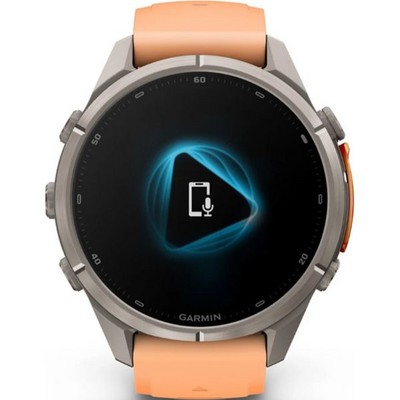 Умные часы Garmin Fenix 9 Pro inReach 43mm Amoled Sapphire Titanium with Shell Pink/Autumn Orange Silicone Band (010-04335-01) - фото 61334