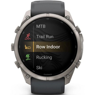 Умные часы Garmin Fenix 9 Pro inReach 51mm Amoled Sapphire Titanium with Graphite/Black Silicone Band (010-04337-21) - фото 61387