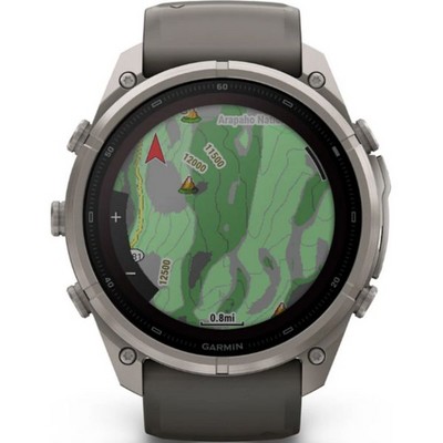 Умные часы Garmin Fenix 9 Pro inReach 51mm Solar Sapphire Titanium with Pebble Gray/Silver Gray Silicone Band (010-04339-01) - фото 61407