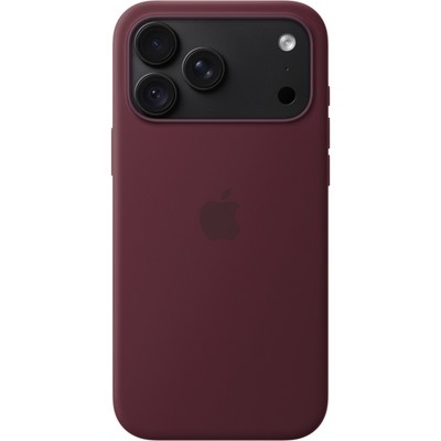 Чехол Apple iPhone 18 Pro Max Silicone Case with MagSafe Burgundy - фото 61542