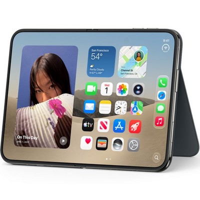 Чехол Apple iPhone Duo Folio with Kickstand Navy Blue - фото 62689