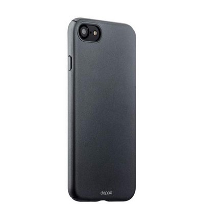 Чехол-накладка пластик Soft touch Deppa Air Case D-83269 для iPhone SE (2020г.)/ 8/ 7 (4.7) 1мм Графитовый - фото 8145