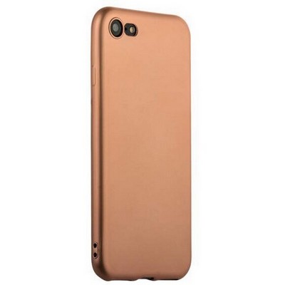 Чехол-накладка силиконовый J-case Delicate Series Matt 0.5mm для iPhone SE (2020г.)/ 8/ 7 (4.7) Розовое золото - фото 8201