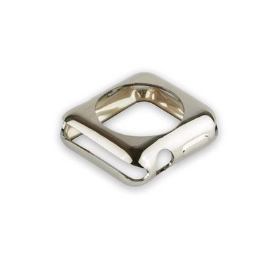 Чехол силиконовый COTECi TPU case для Apple Watch Series 3/ 2 (CS7041-TS) 42мм Серебристый - фото 8376