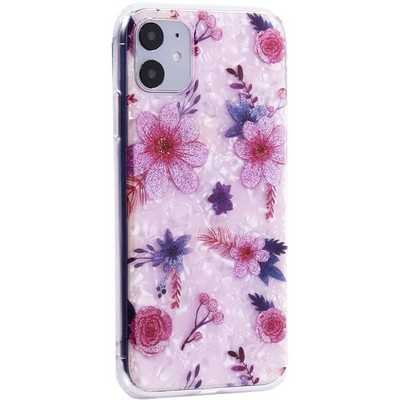 Чехол-накладка пластиковый MItrifON для iPhone 11 (6.1") с силиконовыми бортами Розовый вид №4 - фото 9707