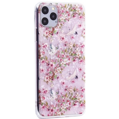 Чехол-накладка пластиковый MItrifON для iPhone 11 Pro Max (6.5") с силиконовыми бортами Розовый вид №1 - фото 9716