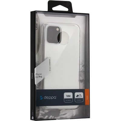 Чехол-накладка силикон Deppa Gel Case D-87222 для iPhone 11 Pro (5.8") 1.0мм Прозрачный - фото 9770