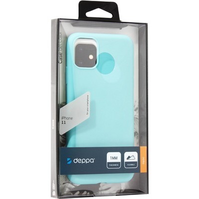 Чехол-накладка силикон Deppa Gel Color Case D-87243 для iPhone 11 (6.1") 1.0мм Мятный - фото 9773